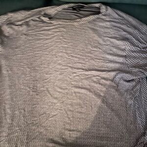 Men's Gray Textured Shirt